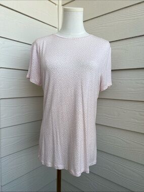 Nine West Light Pink Short Sleeve Women’s Tee - Medium